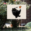 No-Kings-in-America-Black-Cat-Yard-Sign,-No-Kings-Sign-usa