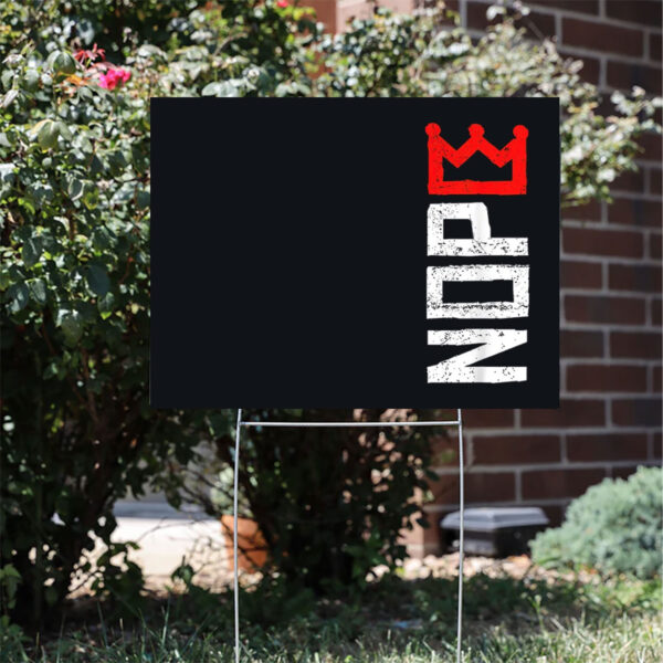 No-Kings-in-America-Yard-Sign,-Social-Justice-Sign-usa
