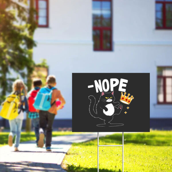 Nope-Cat-Anti-Trump-Yard-Sign,-Funny-Political-Sign,-Rebel-Cat-usa