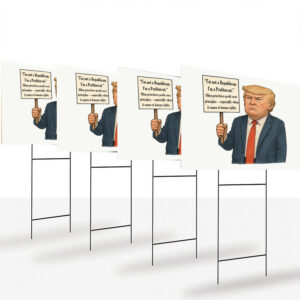 Political-Satire-Yard-Sing-Featuring-Trump-as-Profitocrat-usa