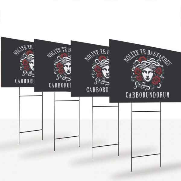 Resistance-Yard-Sign,-Nolite-Te-Bastardes-Carborundorum-Sign,-Retro-Feminist-Sign-usa