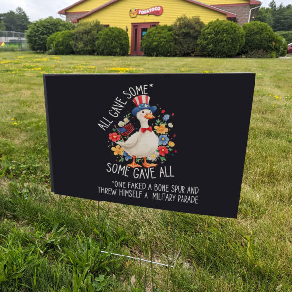 Silly-Goose-Fourth-of-July-Yard-Sign,-Funny-Anti-Trump-American-Fourth-of-July-Sign-us