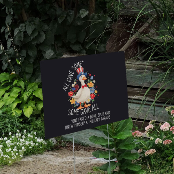 Silly-Goose-Fourth-of-July-Yard-Sign,-Funny-Anti-Trump-American-Fourth-of-July-Signs
