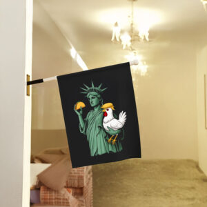 Statue-of-Liberty-Taco-Flag,-Subtle-Anti-Trump-Flag,-Chicken-Taco-Trump-Flags