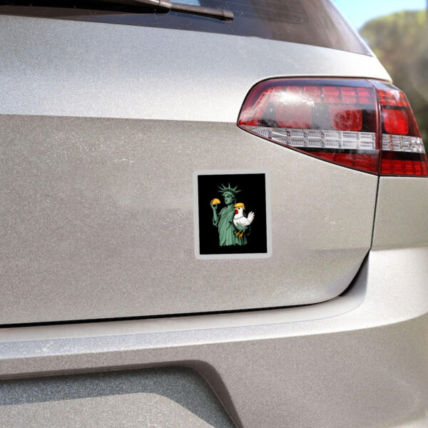 Statue-of-Liberty-Taco-Sticker,-Subtle-Anti-Trump-Sticker,-Chicken-Taco-Trump-Stickers