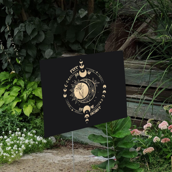 Subtle-Anti-Fascist-FDT-Celestial-Moon-Political-Yard-Sign,-8647-Anti-Trump-Fascism-Sign-us