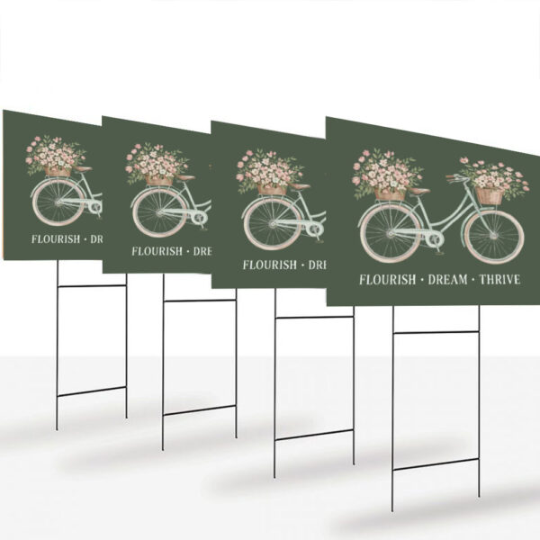 Subtle-Anti-Trump-Flourish-Dream-Thrive-Yard-Sign,-FDT-Sign,-Political-Activist-Gift,-Inspirational-&-Motivational-Sign-usa