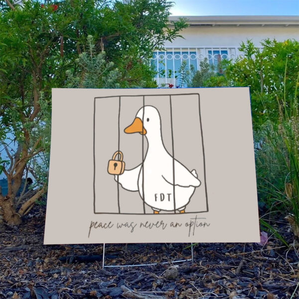Subtle-Anti-Trump-Silly-Goose-Yard-Sign,-Anti-Trump-Sign-usa