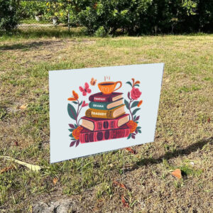 Subtle-Anti-Trump-Yard-Sign,-Book-Lover-Sign,-Foxtrot-Delta-Tango-us