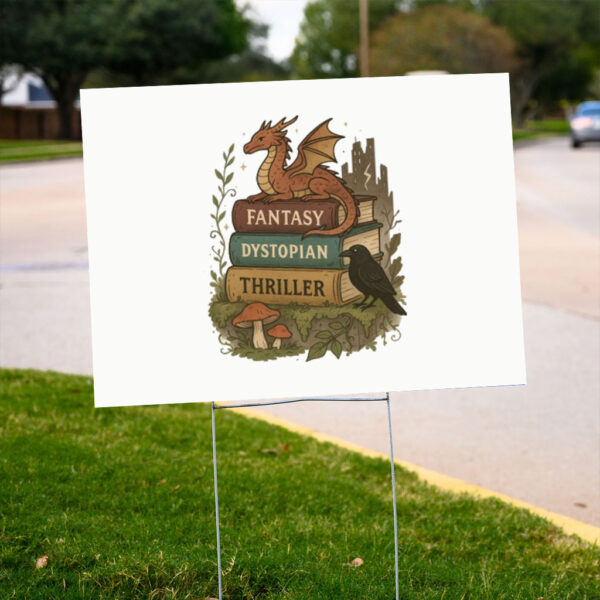 Subtle-Anti-Trump-Yard-Sign,-FDT-Book-Lover-Sign,-Political-Merch,-Foxtrot-Delta-Tango-us