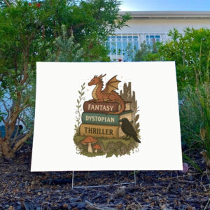 Subtle-Anti-Trump-Yard-Sign,-FDT-Book-Lover-Sign,-Political-Merch,-Foxtrot-Delta-Tango-usa