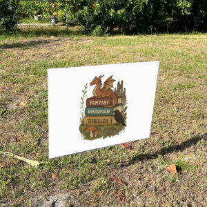 Subtle-Anti-Trump-Yard-Sign,-FDT-Book-Lover-Sign,-Political-Merch,-Foxtrot-Delta-Tangos