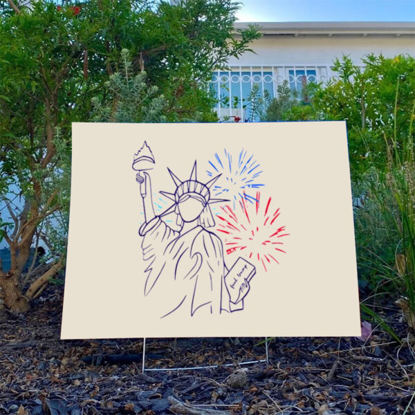 Subtle-Fuck-Trump-4th-of-July-Yard-Sign,-No-Kings-USA