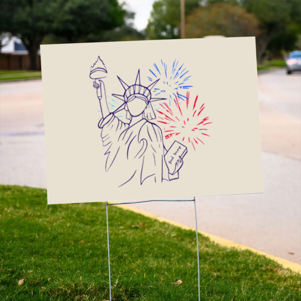 Subtle-Fuck-Trump-4th-of-July-Yard-Sign,-No-Kings-USAs