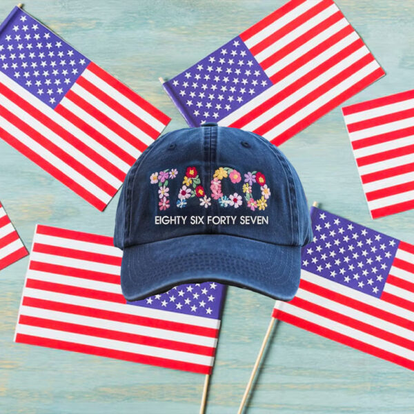 TACO-Eighty-Six-Forty-Seven-Hat-–-Anti-Trump-Floral-Embroidered-Dad-Cap