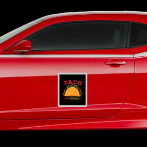 TACO-Trump-Sticker,-Funny-Anti-Trump-Taco-Sticker,-Trump-Always-Chickens-Out-Sticker,-Political-Protest-Sticker