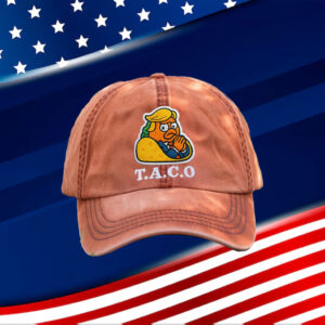 Taco-Trump-Always-Chickens-Out-Hat,-Funny-Angry-Taco-Trump-Tariff-Parody