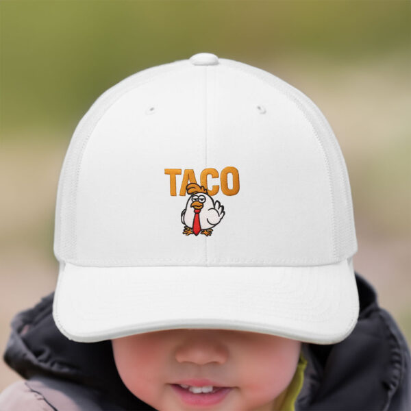 Taco-Trump-Always-Chickens-Out-Trucker-Washed-Hat-usa