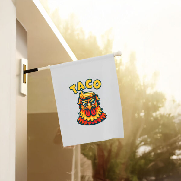 Taco-Trump-Flag,-Trump-Always-Chickens-Out,-TACO-Trade-War-Resist