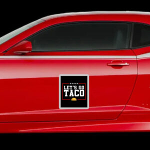 Taco-Trump-Sticker,-Let's-go-Taco-Sticker,-Trump-Always-Chicken-Out