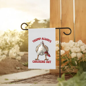 Trump-Always-Chicken-Out-Flag,-Funny-Chicken-Flag,-Funny-Tariffs-&-Trade-Humor-Flag