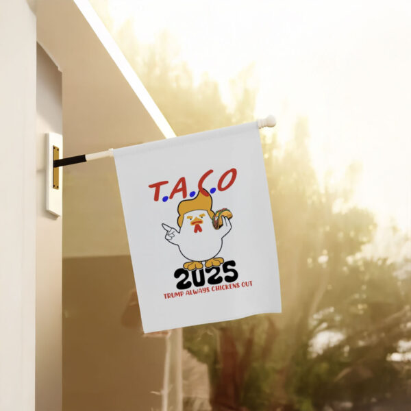 Trump-Always-Chickens-Out-Flag,-Trump-TACO-2025-Flag,-Trump-Chicken-Flag