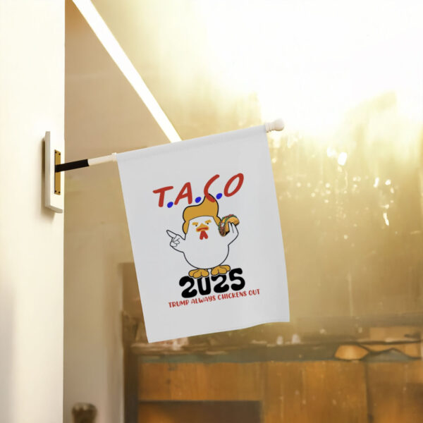 Trump-Always-Chickens-Out-Flag,-Trump-TACO-2025-Flag,-Trump-Chicken-Flags