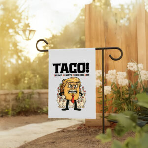 Trump-Taco-Trade-Flag,-Funny-Tariffs-&-Trade-Humor-Flag,-Trump-always-chickens-out-Flag-us
